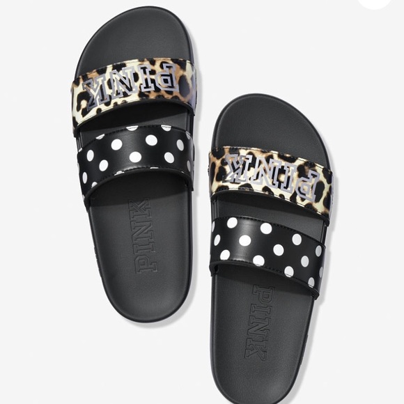 victoria secret double strap sport slide
